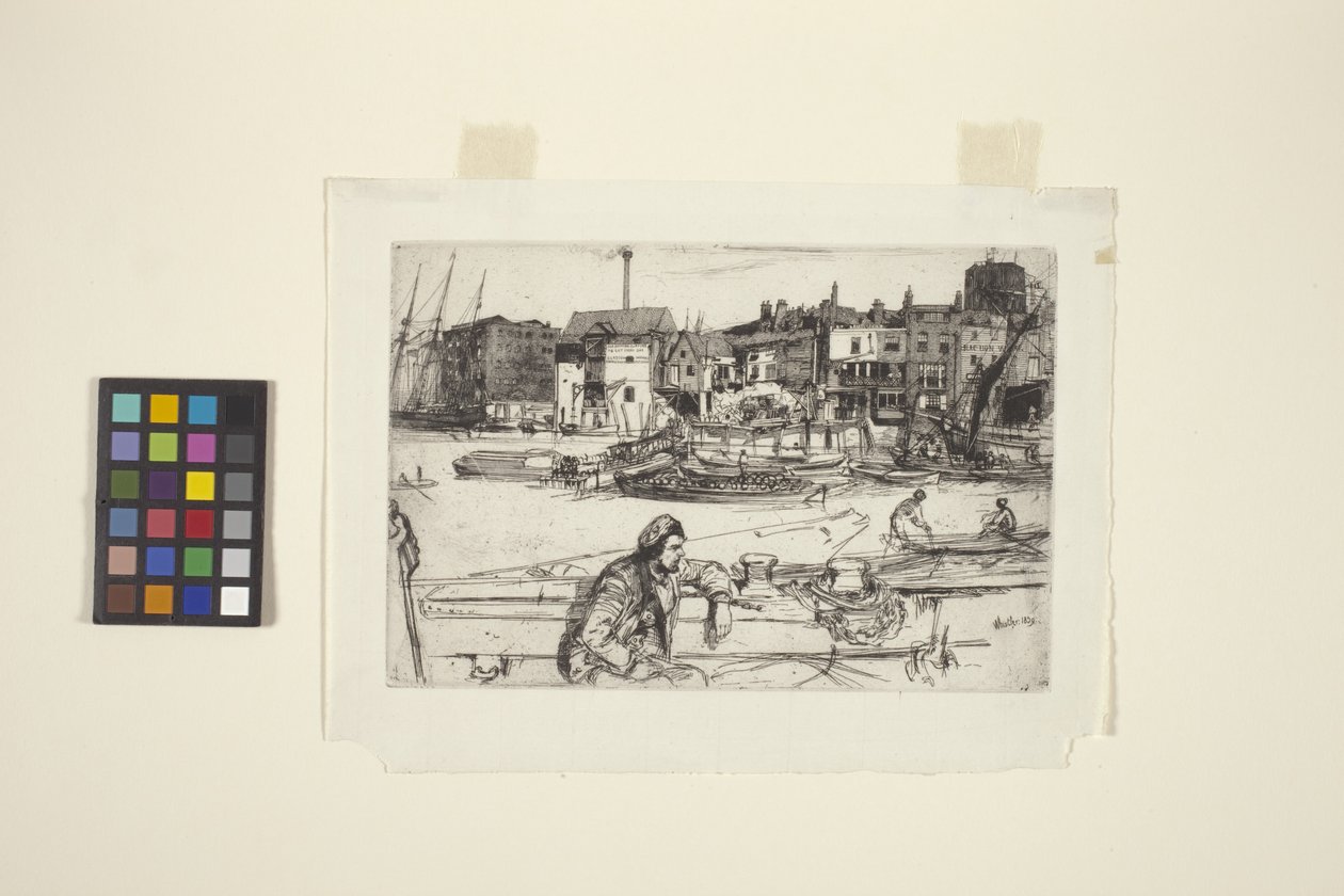 ਕਾਲਾ ਸ਼ੇਰ ਘਾਟਾ (ਐੱਚਿੰਗ) ਫਿਨਿਸ਼ tekijältä James Abbott McNeill Whistler
