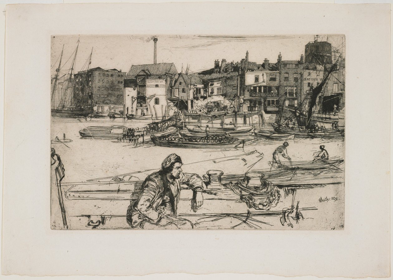 Black Lionin satama tekijältä James Abbott McNeill Whistler