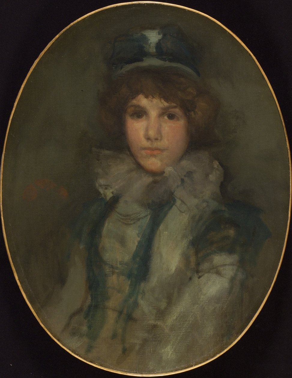 Sininen ja koralli: Pieni sininen hattu, 1898 tekijältä James Abbott McNeill Whistler