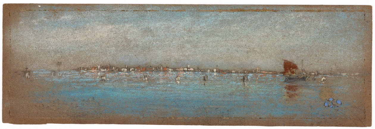 Sininen ja hopea - Saaret, Venetsia, 1879-1880. tekijältä James Abbott McNeill Whistler
