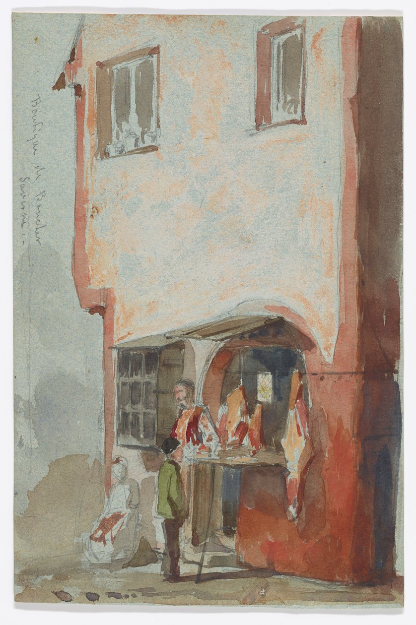 Boucher-Savernen myymälä tekijältä James Abbott McNeill Whistler