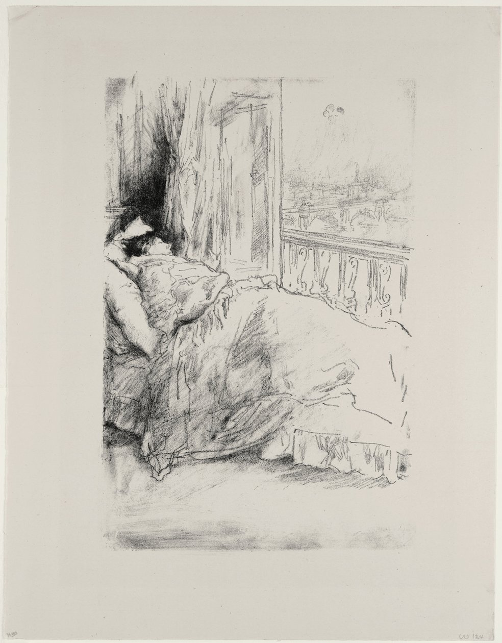Parvekkeella, 1896 tekijältä James Abbott McNeill Whistler