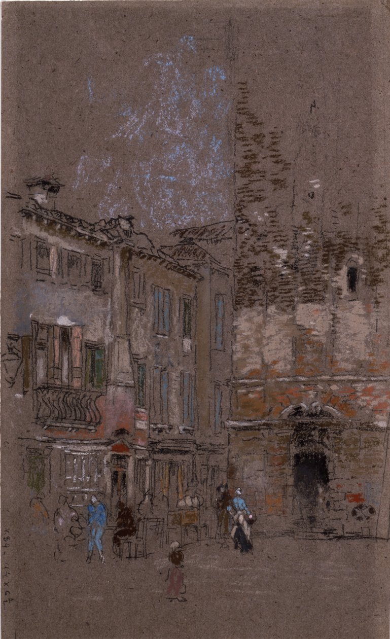 Campanile Santa Margherita, 1879-80 tekijältä James Abbott McNeill Whistler