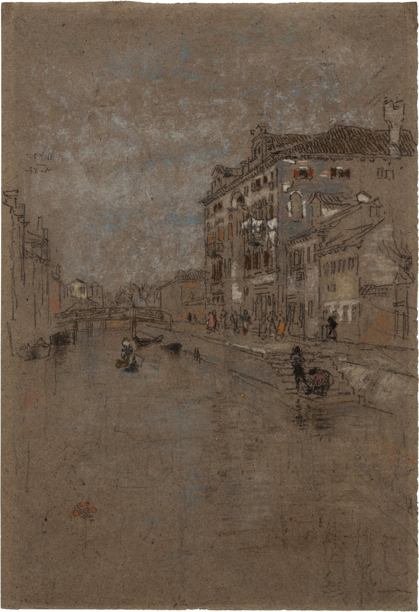 Kanava Venetsiassa (tupakkavarasto) tekijältä James Abbott McNeill Whistler