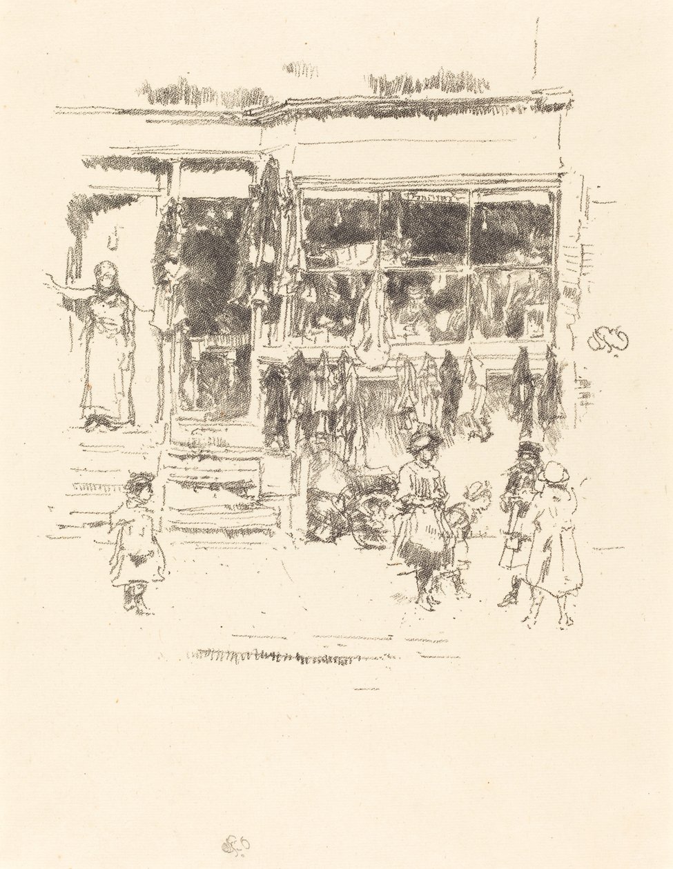 Chelsea Rags, 1888. tekijältä James Abbott McNeill Whistler