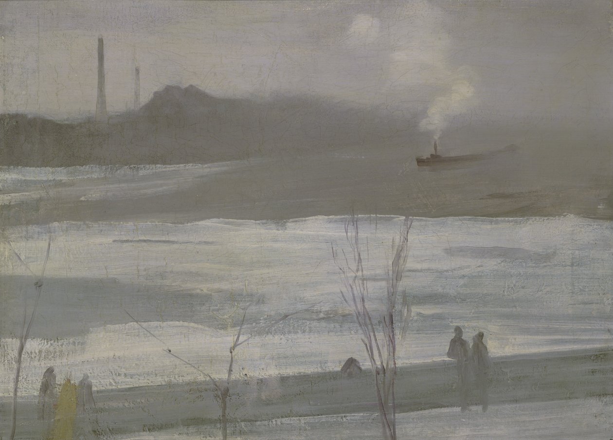 Chelsea jäällä tekijältä James Abbott McNeill Whistler