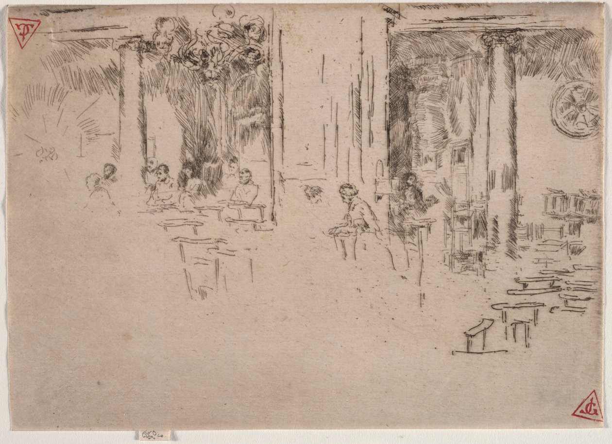 Kirkko, Bryssel. tekijältä James Abbott McNeill Whistler