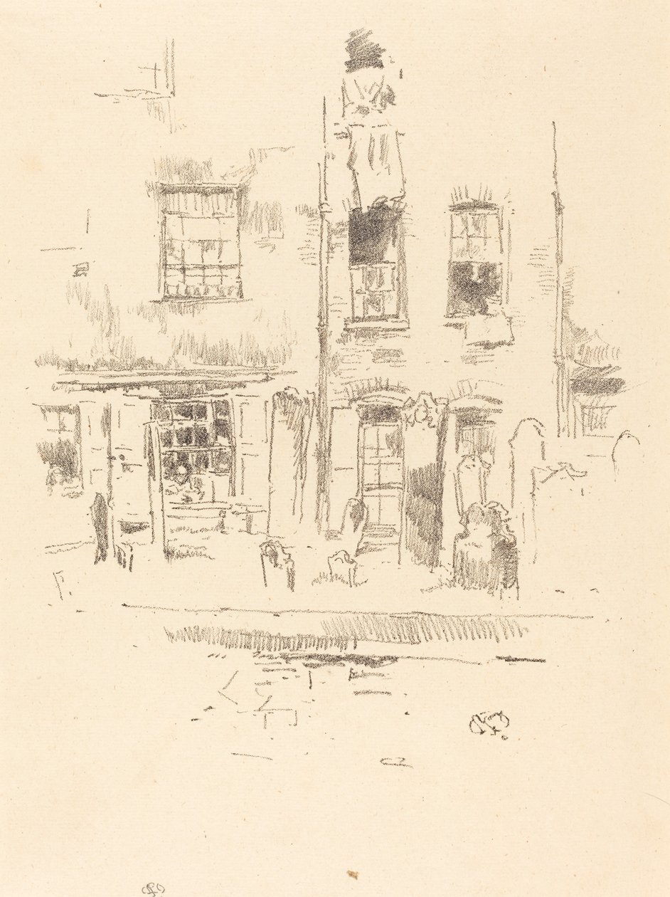 Kirkkopiha, 1887. tekijältä James Abbott McNeill Whistler