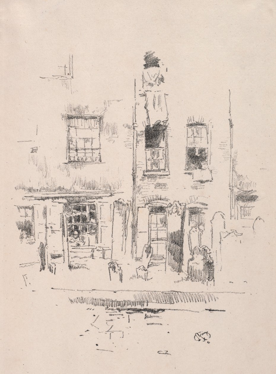 Kirkkopiha, 1887. tekijältä James Abbott McNeill Whistler