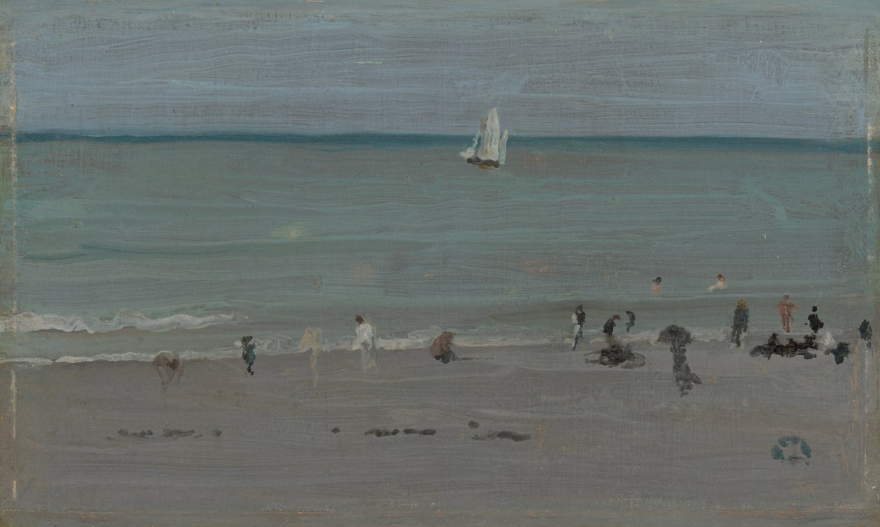 Coast Scene, Bathers, 188485. tekijältä James Abbott McNeill Whistler