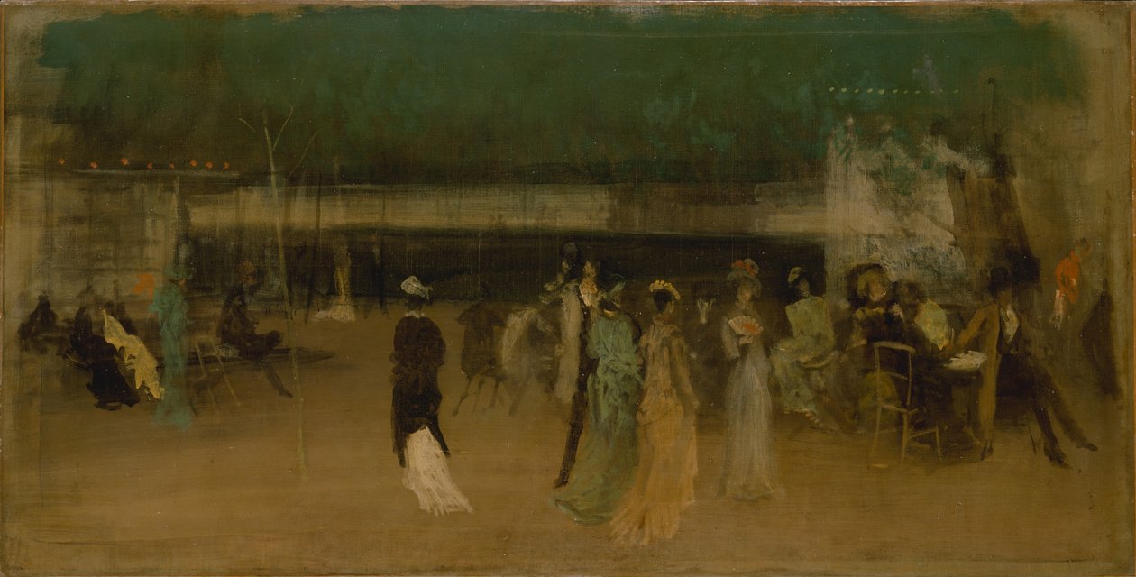 Cremorne Gardens, nro 2, noin 1870-80. tekijältä James Abbott McNeill Whistler