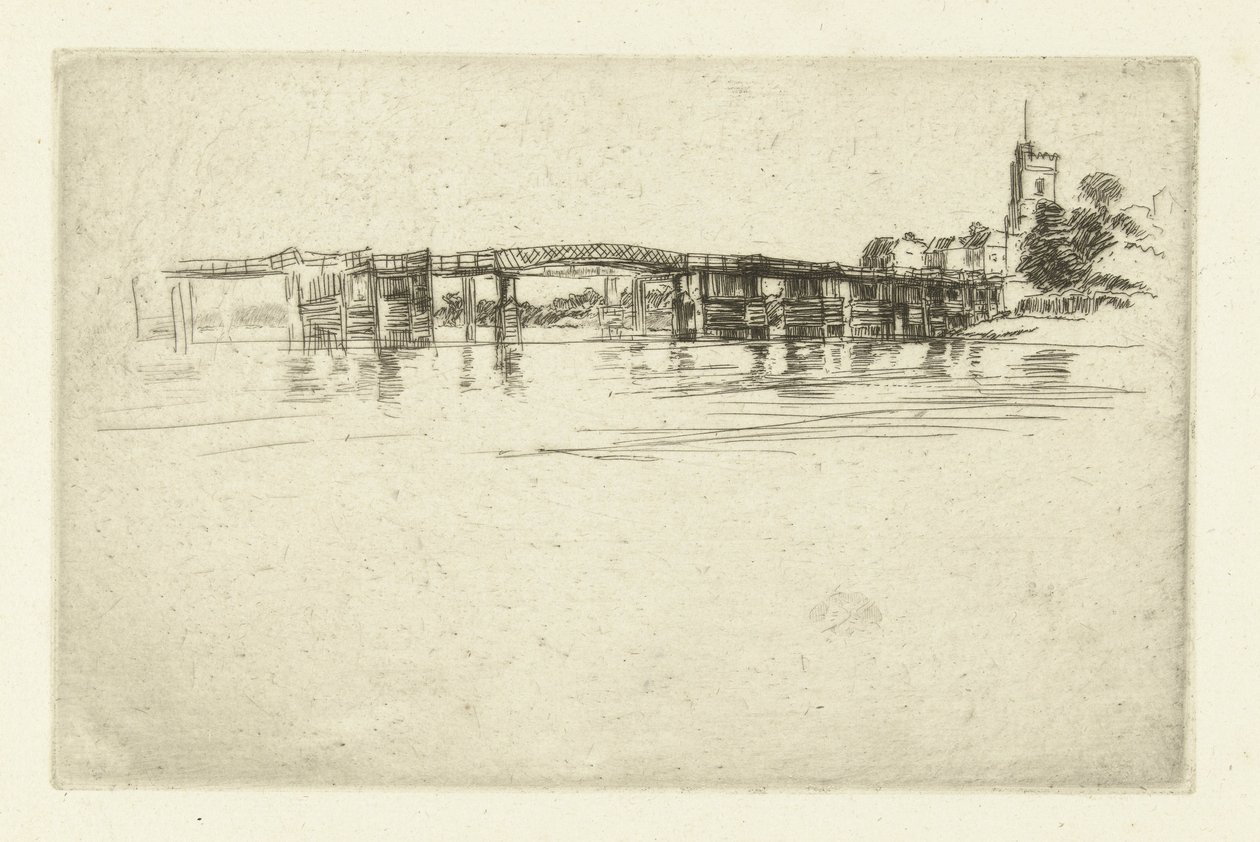 Pikku Putneyn silta Pikku Putney tekijältä James Abbott McNeill Whistler