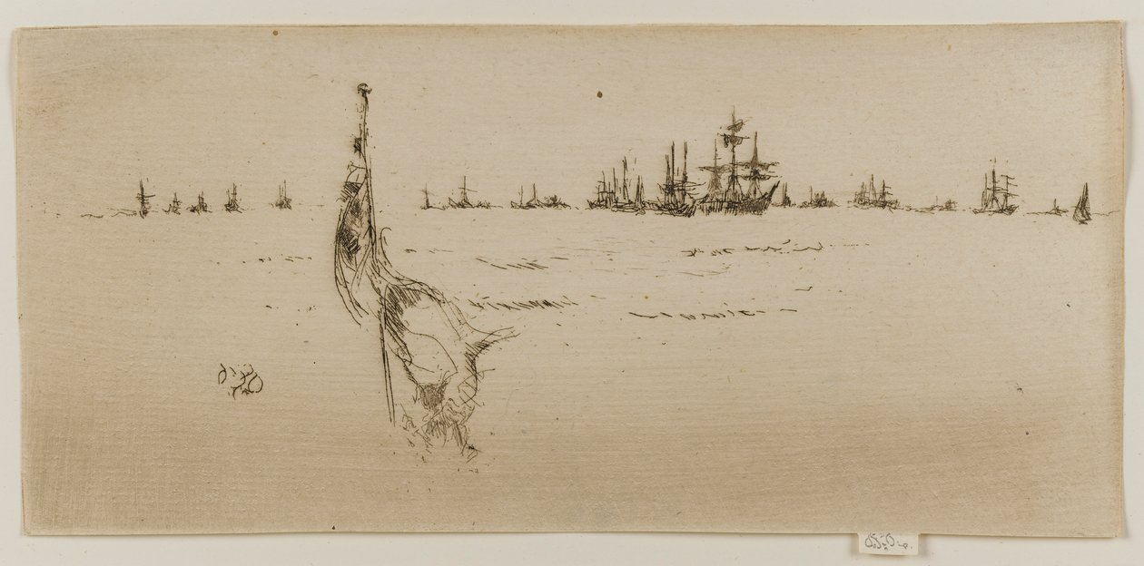 Lipun upotus, 1887. tekijältä James Abbott McNeill Whistler