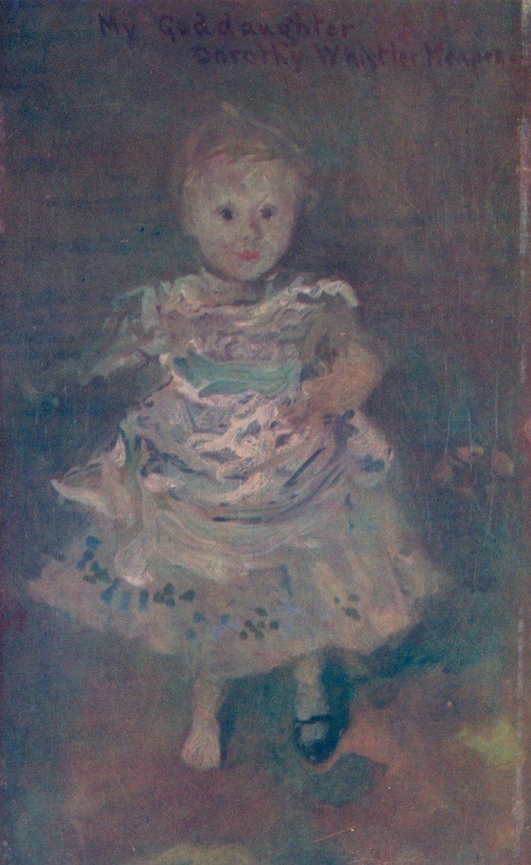Dorothy Menpes, c1885, 1904. tekijältä James Abbott McNeill Whistler
