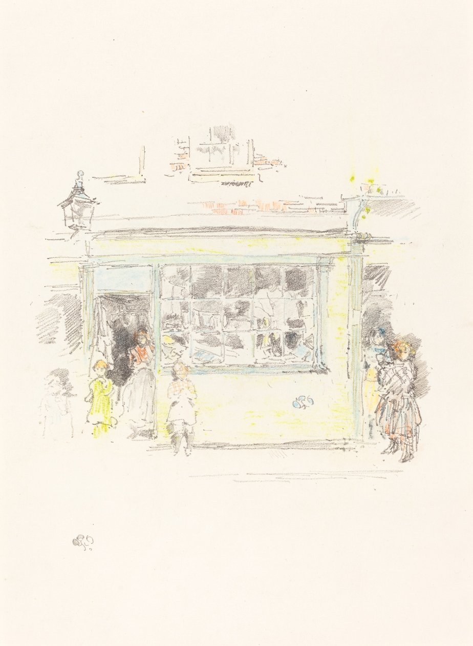 Drury Lane Rags, 1888. tekijältä James Abbott McNeill Whistler