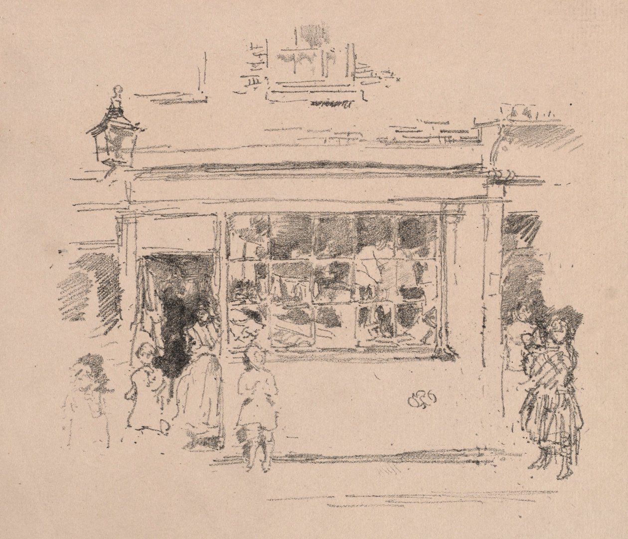 Drury Lane Rags, 1888. tekijältä James Abbott McNeill Whistler