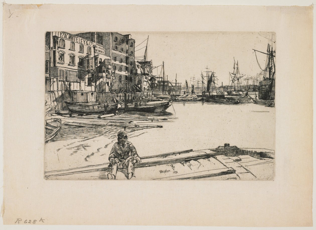 Eagle Wharf tekijältä James Abbott McNeill Whistler