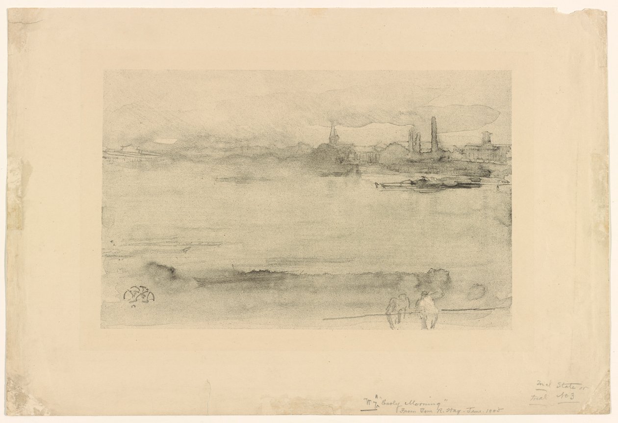 Varhain aamulla, 1878. tekijältä James Abbott McNeill Whistler