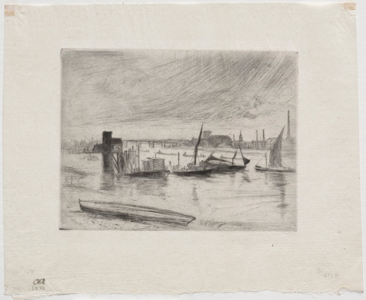Varhain aamulla, Battersea. tekijältä James Abbott McNeill Whistler