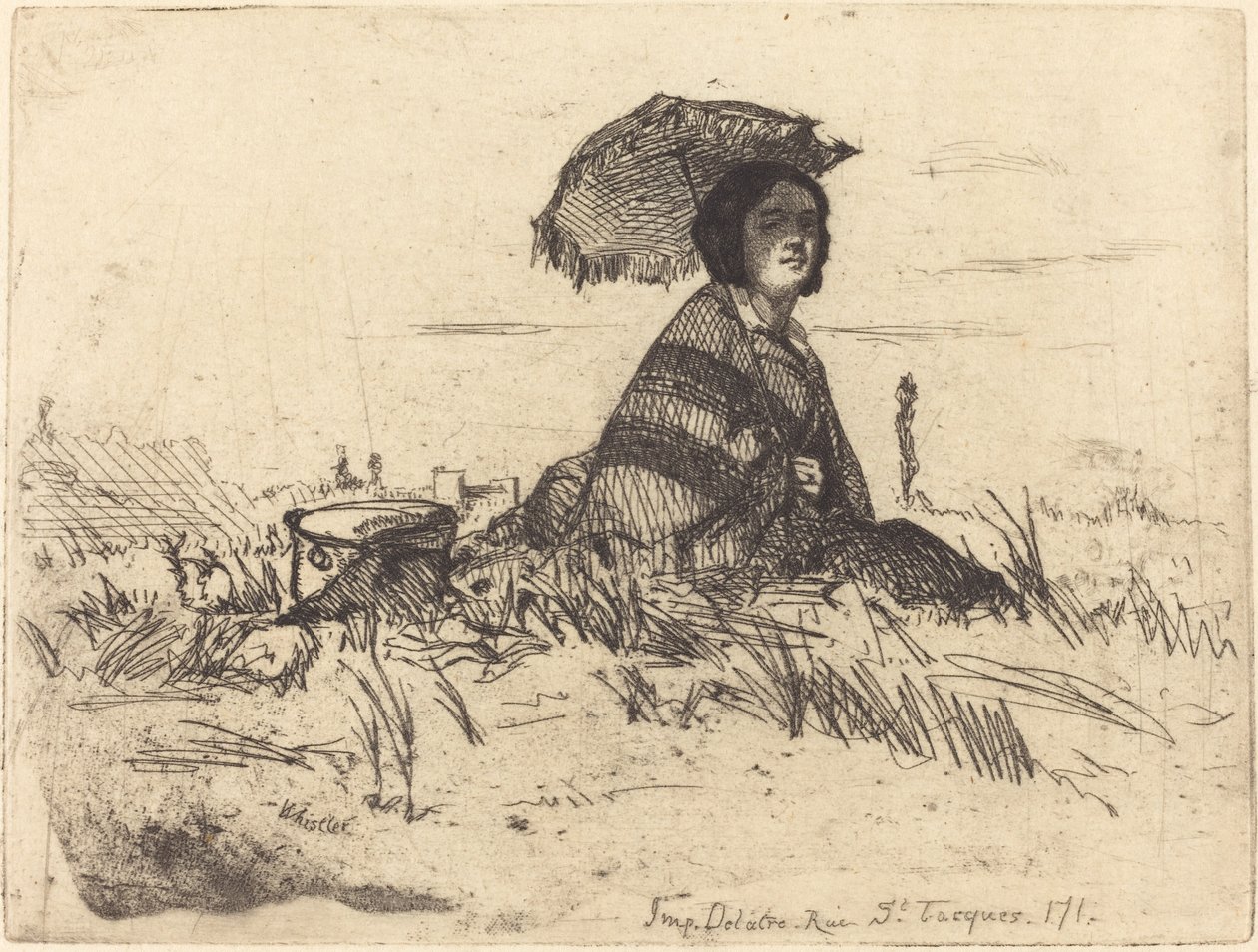 Täysin sunnuntaina, 1858. tekijältä James Abbott McNeill Whistler