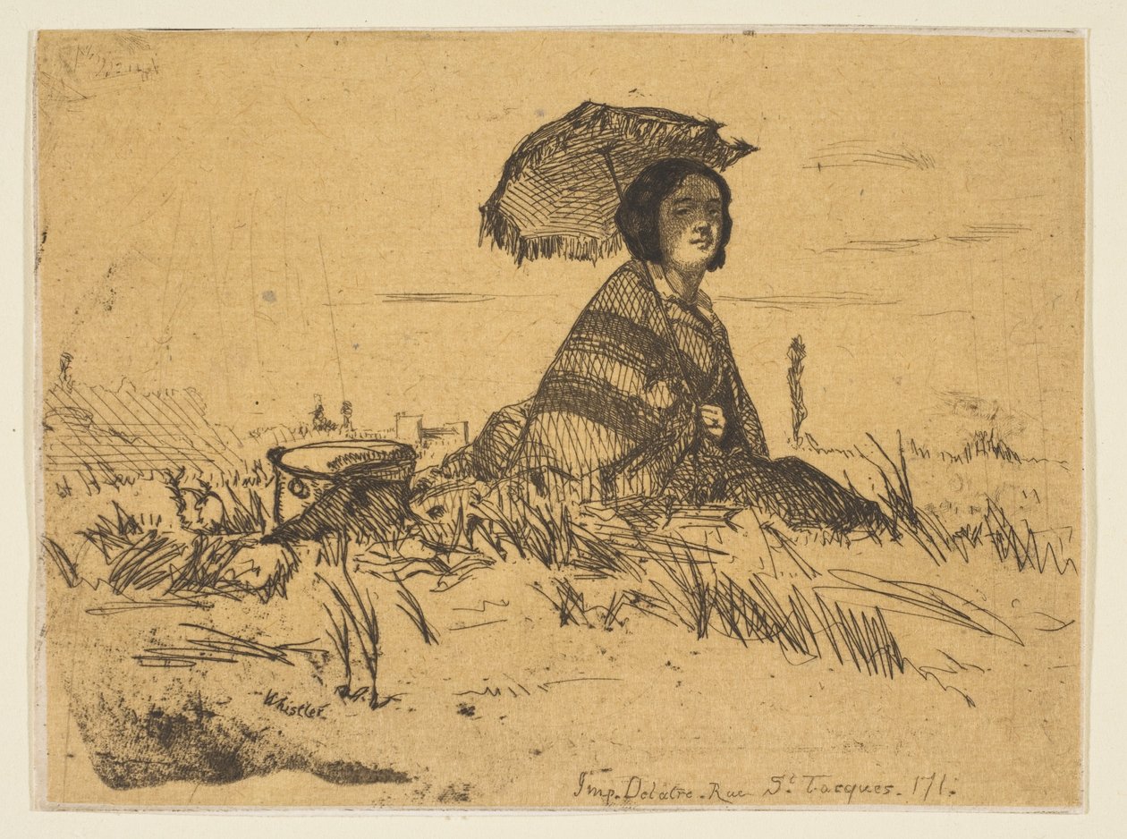 Auringossa, 1858. tekijältä James Abbott McNeill Whistler