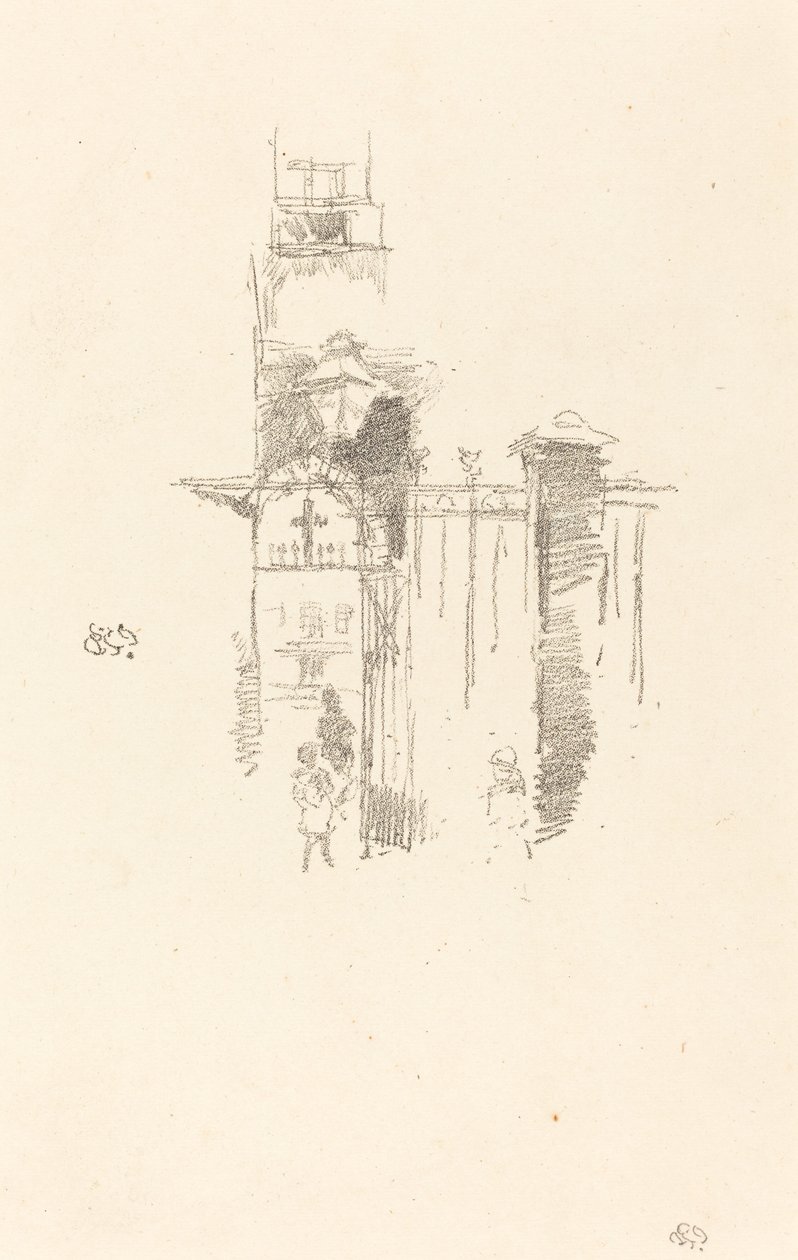 Sisäänkäynti, 1887. tekijältä James Abbott McNeill Whistler