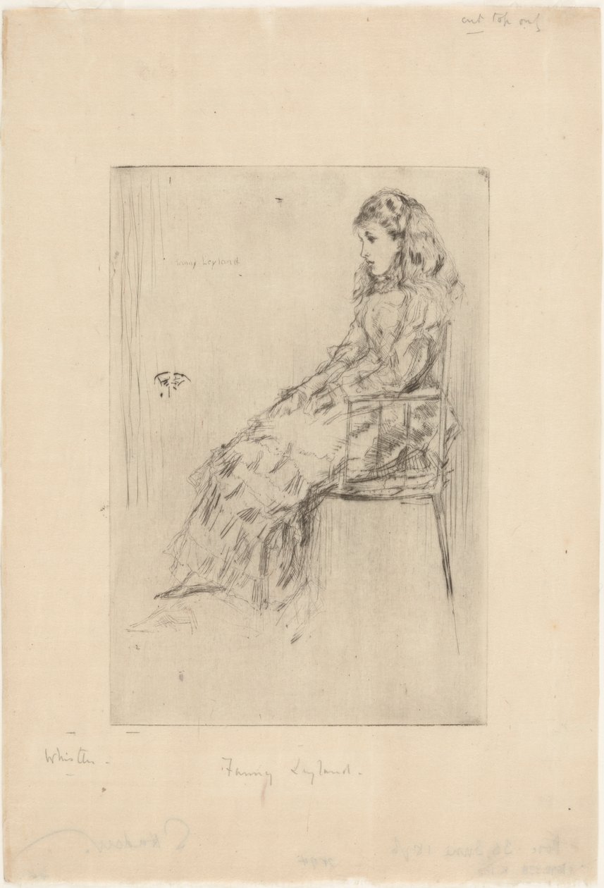 Fanny Leyland, 1873. tekijältä James Abbott McNeill Whistler