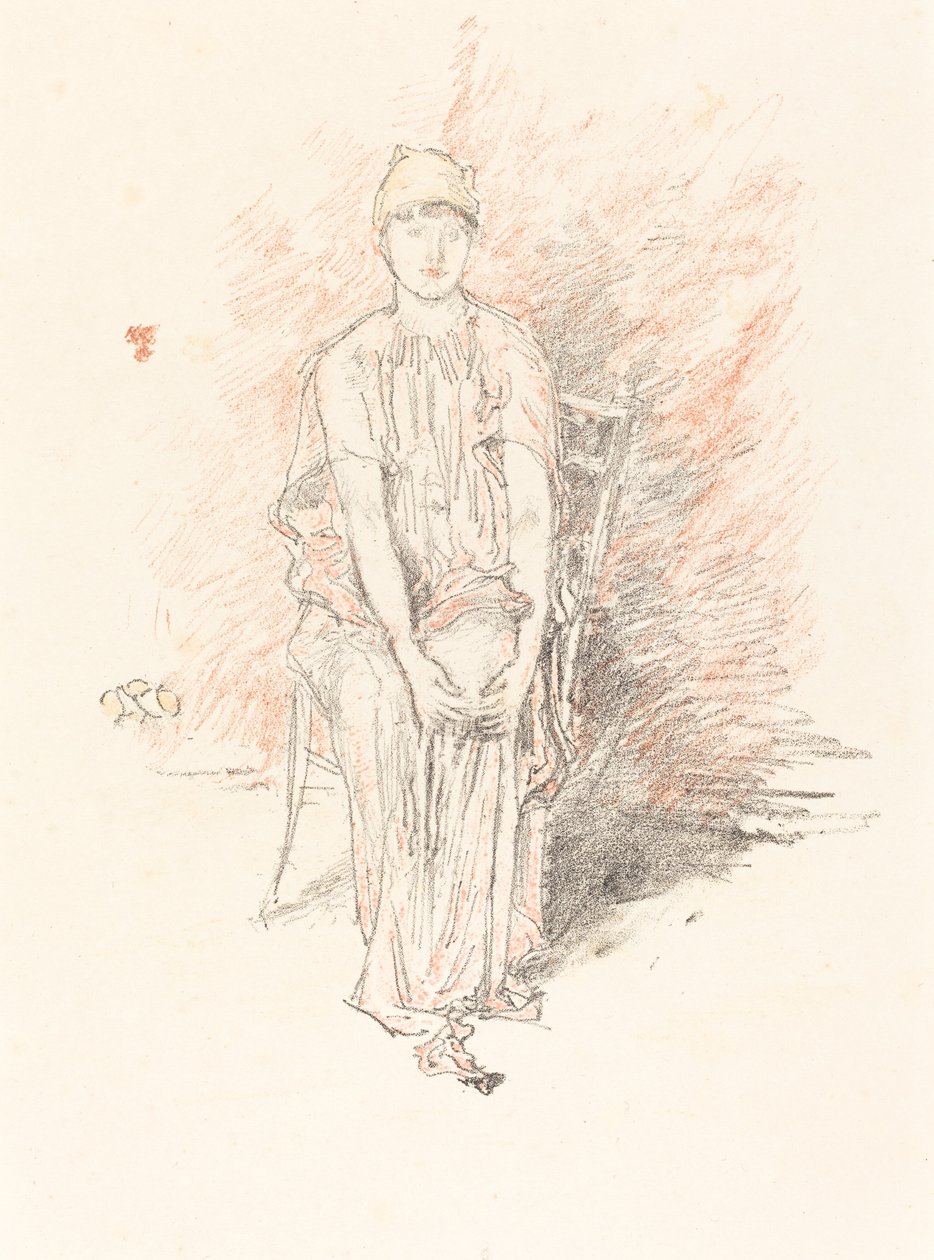 Estudi de figures en colors, 1890. finlandès tekijältä James Abbott McNeill Whistler