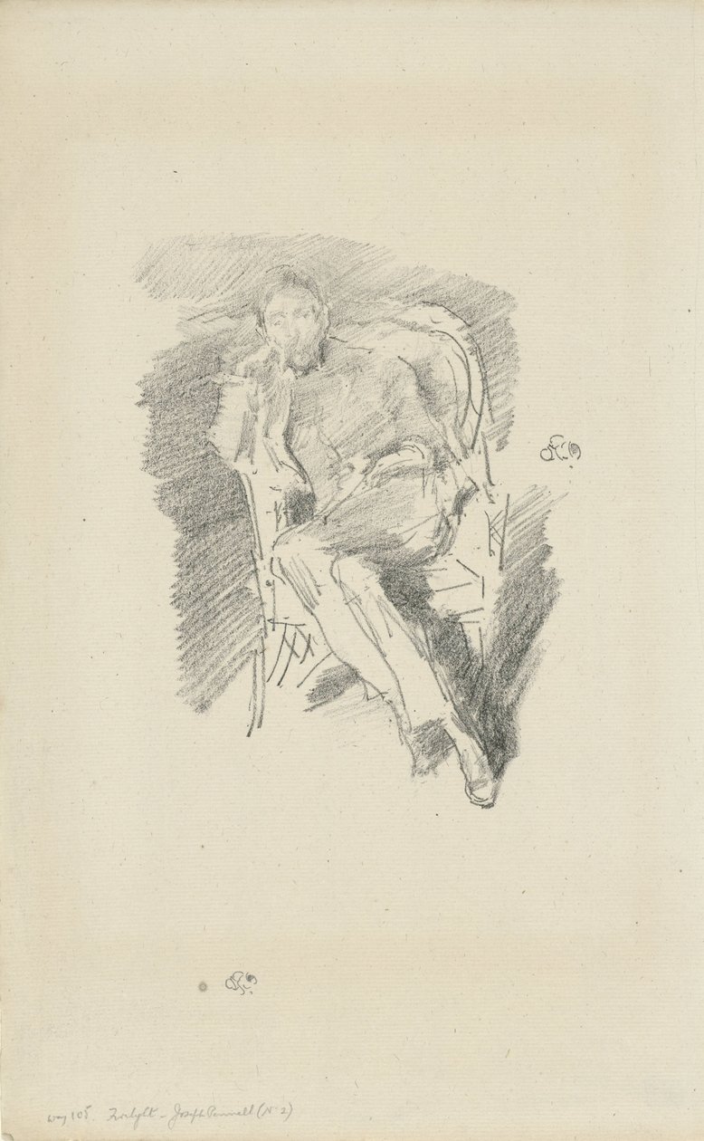 Takanloiste. Joseph Pennell. Nro 2 tekijältä James Abbott McNeill Whistler