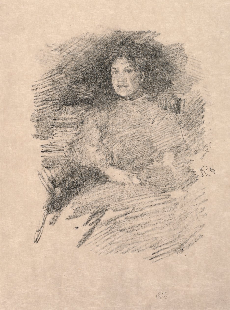 Firelight Mrs. Pennell, 1896. tekijältä James Abbott McNeill Whistler
