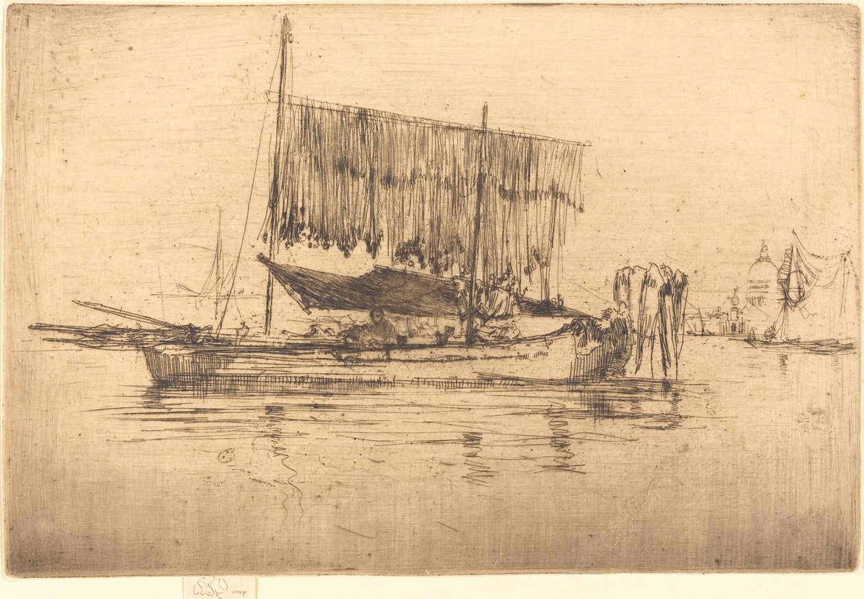 Kalastusvene, 1880. tekijältä James Abbott McNeill Whistler