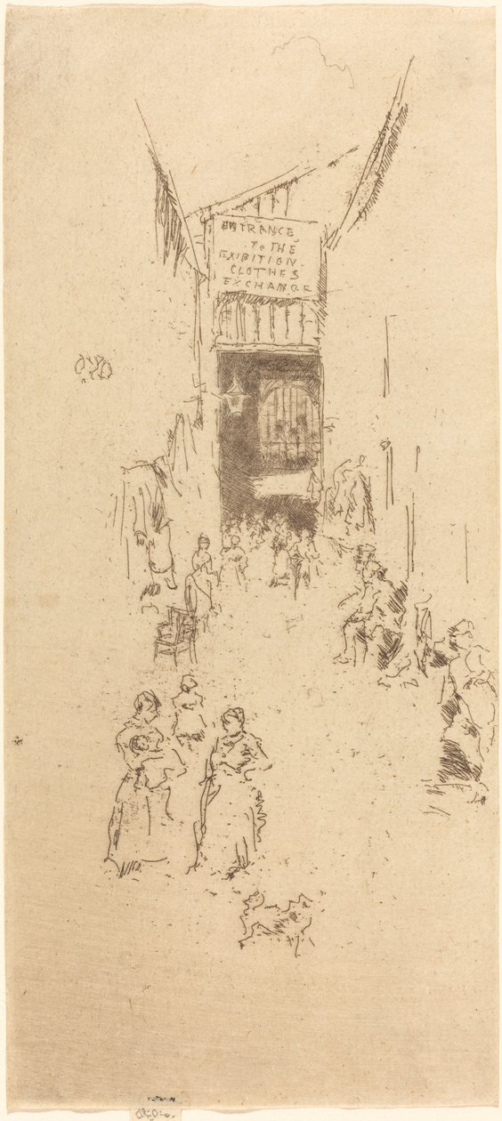 Fleur de Lys Passage, n. 18861888. tekijältä James Abbott McNeill Whistler