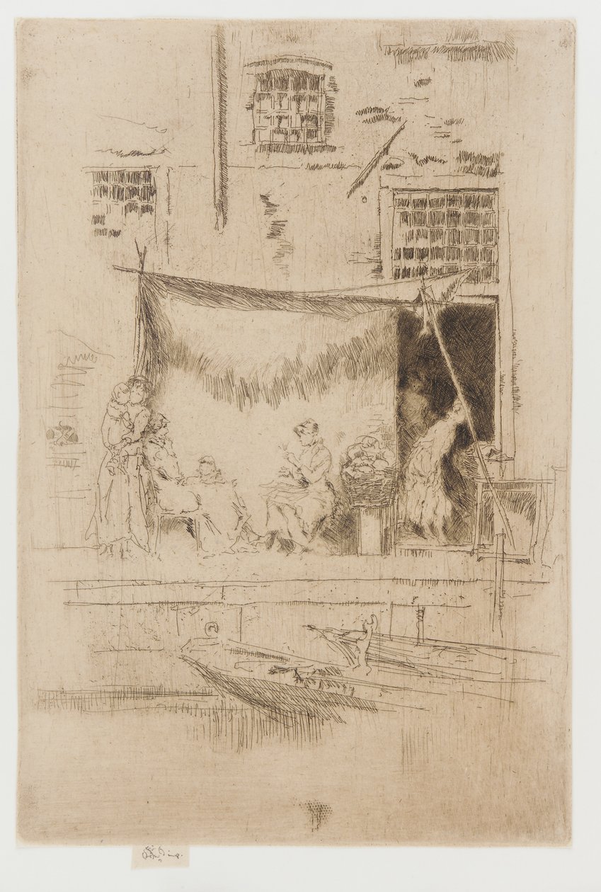 Hedelmäkioski, 1879-1880. tekijältä James Abbott McNeill Whistler