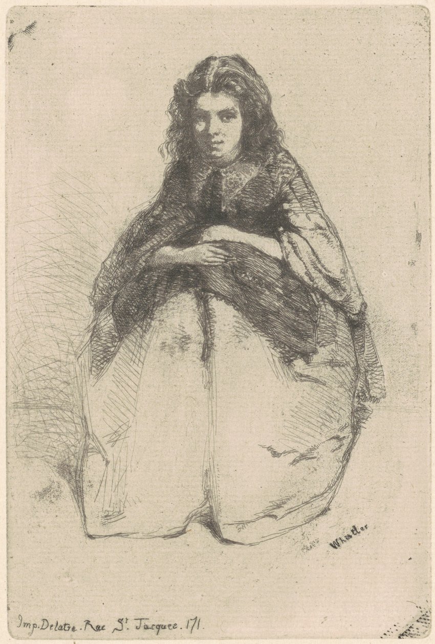 Sarjakuvat, 1858. tekijältä James Abbott McNeill Whistler