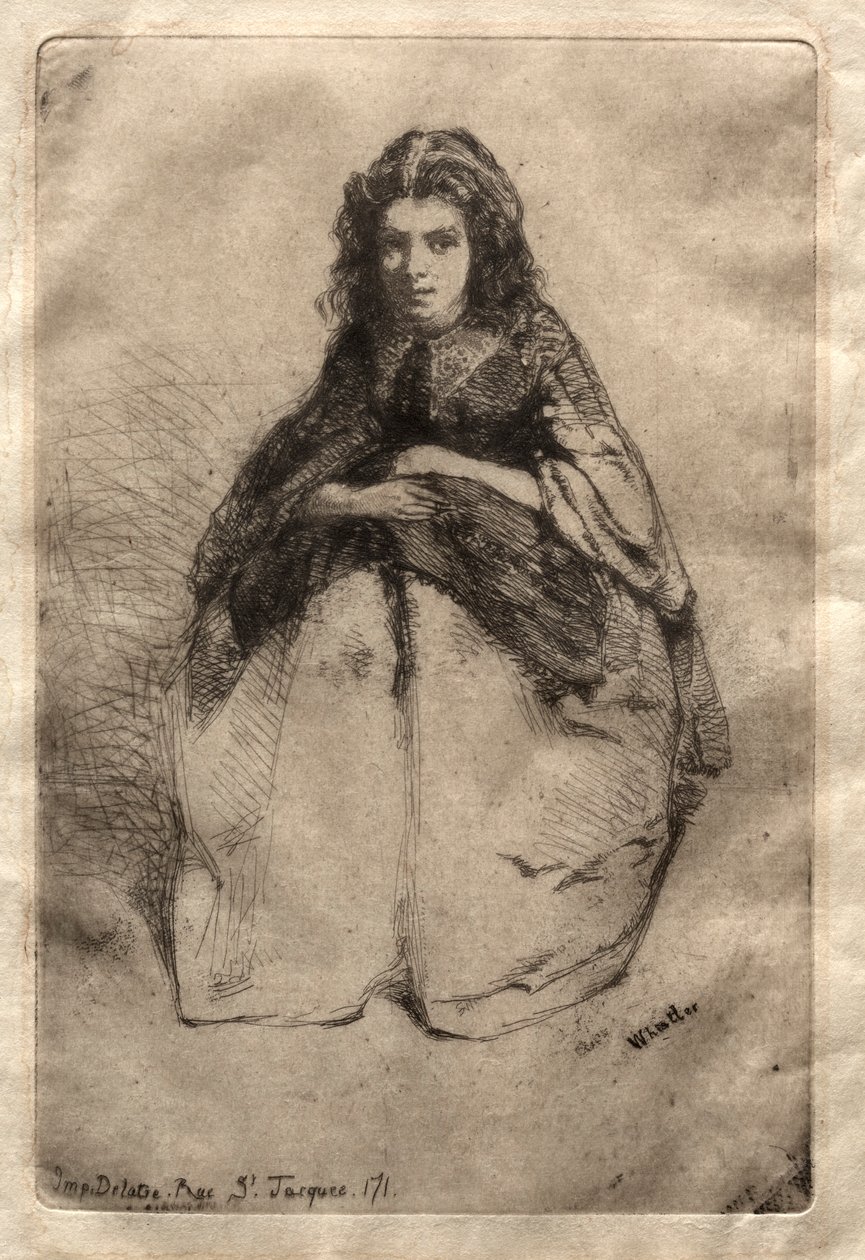 Fummette, 1858. tekijältä James Abbott McNeill Whistler