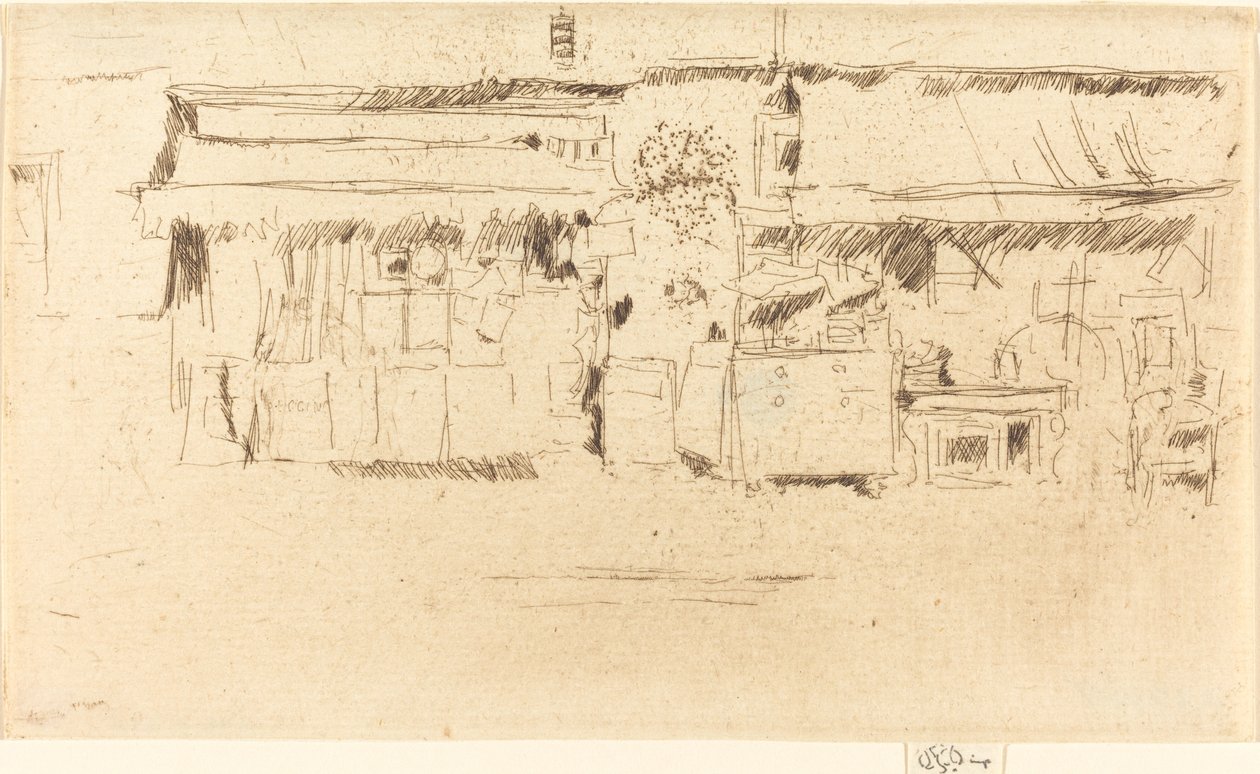 Huonekaluliike, c. 1887. tekijältä James Abbott McNeill Whistler