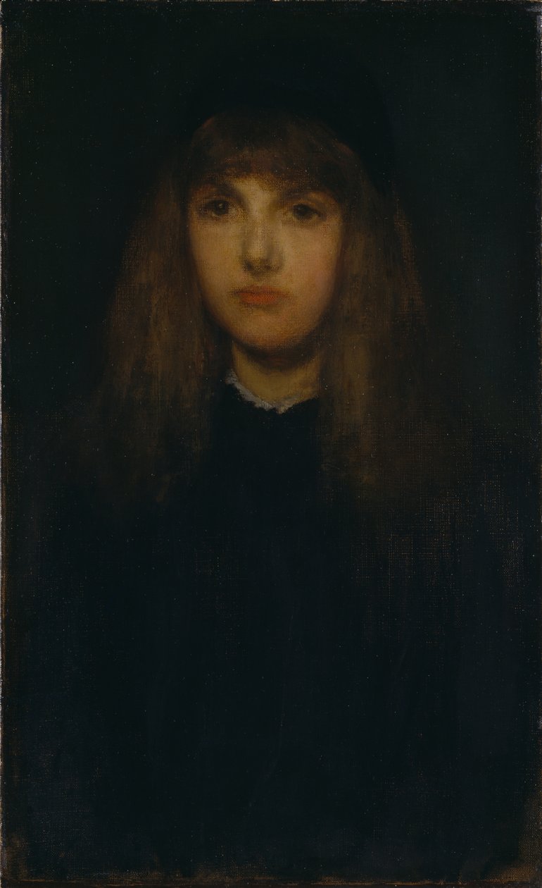 Mustapukuinen tyttö (Murjottava Tom) tekijältä James Abbott McNeill Whistler