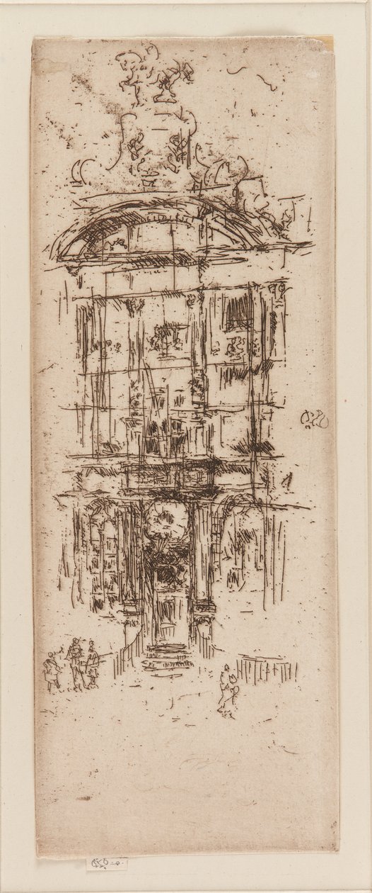 Kultatalo, Bryssel, 1887. tekijältä James Abbott McNeill Whistler