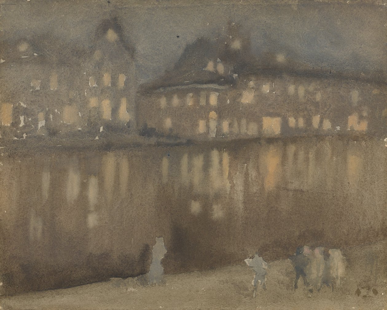 Grand Canal, Amsterdam, Nocturne, 1882. tekijältä James Abbott McNeill Whistler
