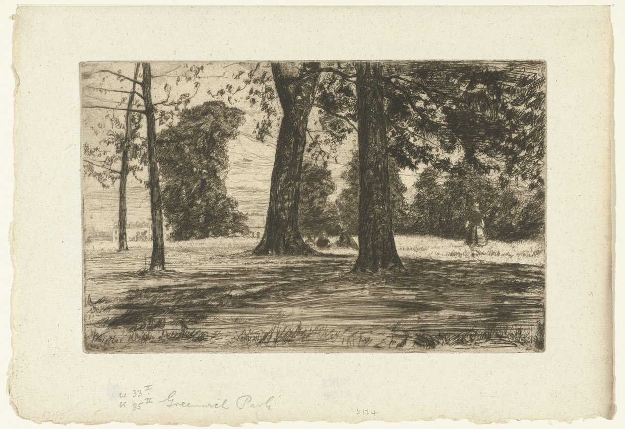 Greenwich Park tekijältä James Abbott McNeill Whistler