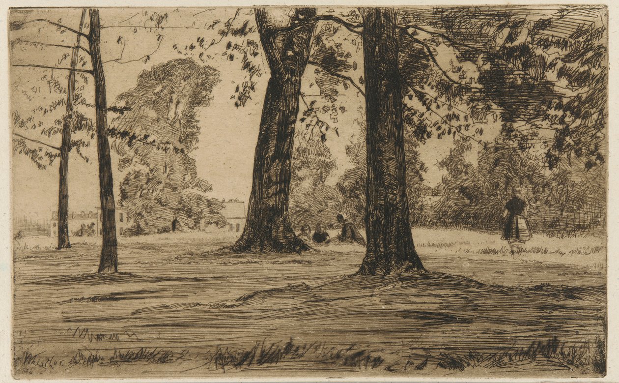 Greenwich Park, 1859. tekijältä James Abbott McNeill Whistler
