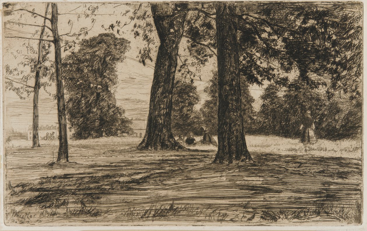 Greenwich Park, 1859. tekijältä James Abbott McNeill Whistler