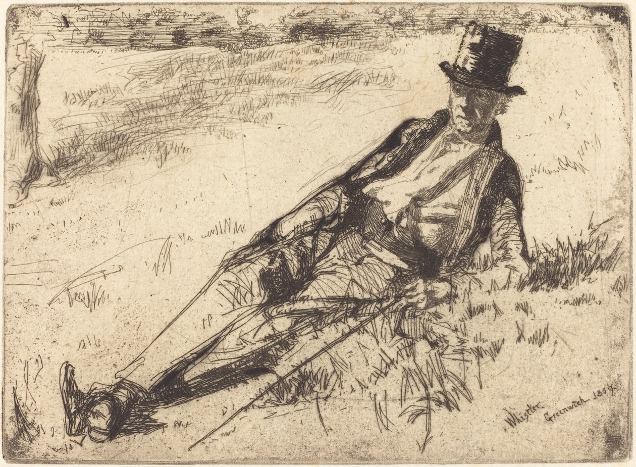 Greenwichin eläkeläinen, 1859. tekijältä James Abbott McNeill Whistler