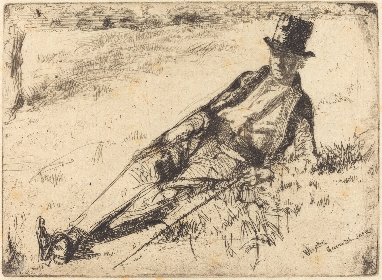 Greenwichin eläkeläinen, 1859. tekijältä James Abbott McNeill Whistler