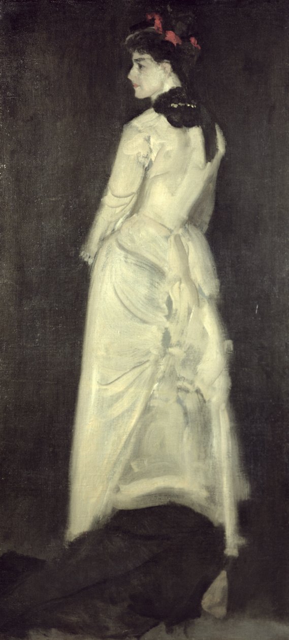 Harmonia lihanvärissä ja mustassa: Muotokuva neiti Louise Joplingista (1843-1933) tekijältä James Abbott McNeill Whistler