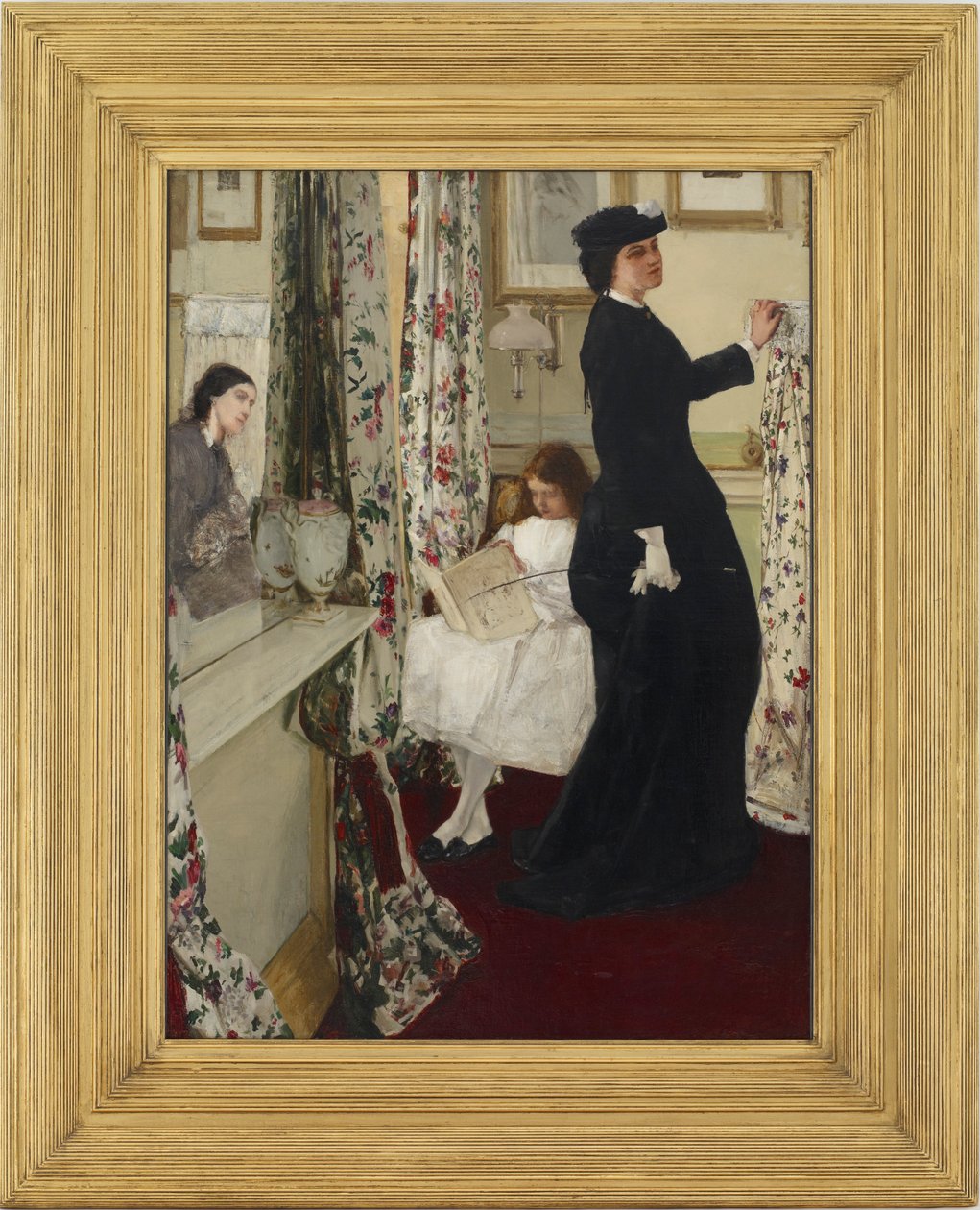 Harmony in Green and Rose: Musiikkihuone, 1860-1861. tekijältä James Abbott McNeill Whistler
