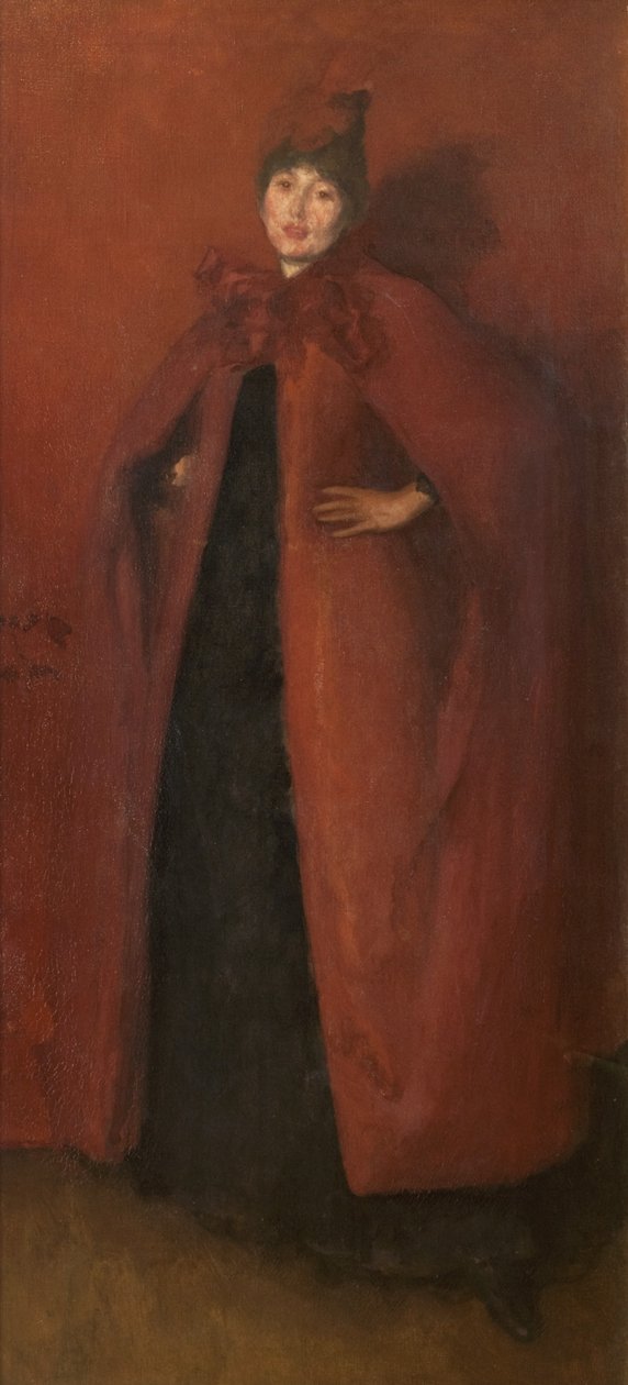 Harmony in Red: Lamplight, 1884-86 tekijältä James Abbott McNeill Whistler