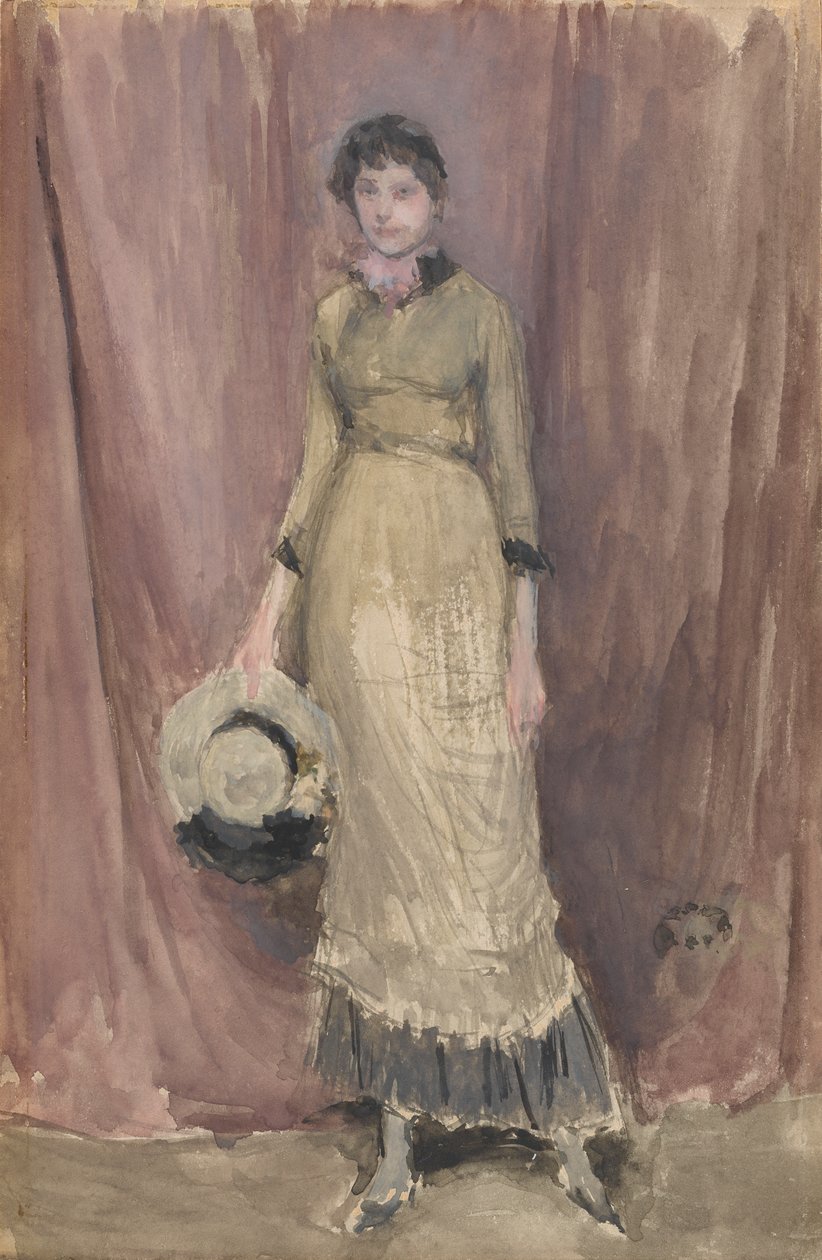 Harmonia violetissa ja meripihkassa, 1883-1884. tekijältä James Abbott McNeill Whistler