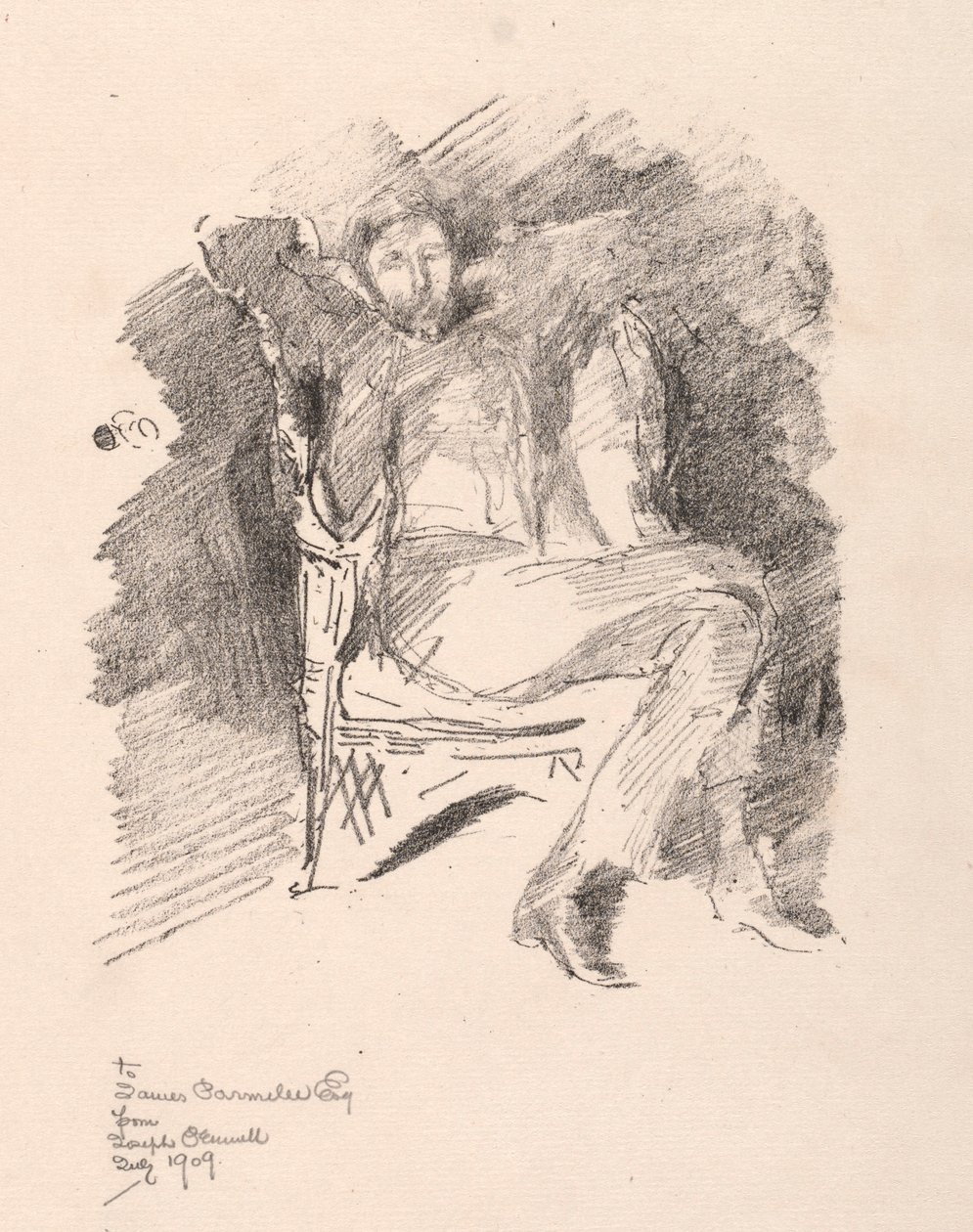 Joseph Pennell, nro 2, 1896. tekijältä James Abbott McNeill Whistler