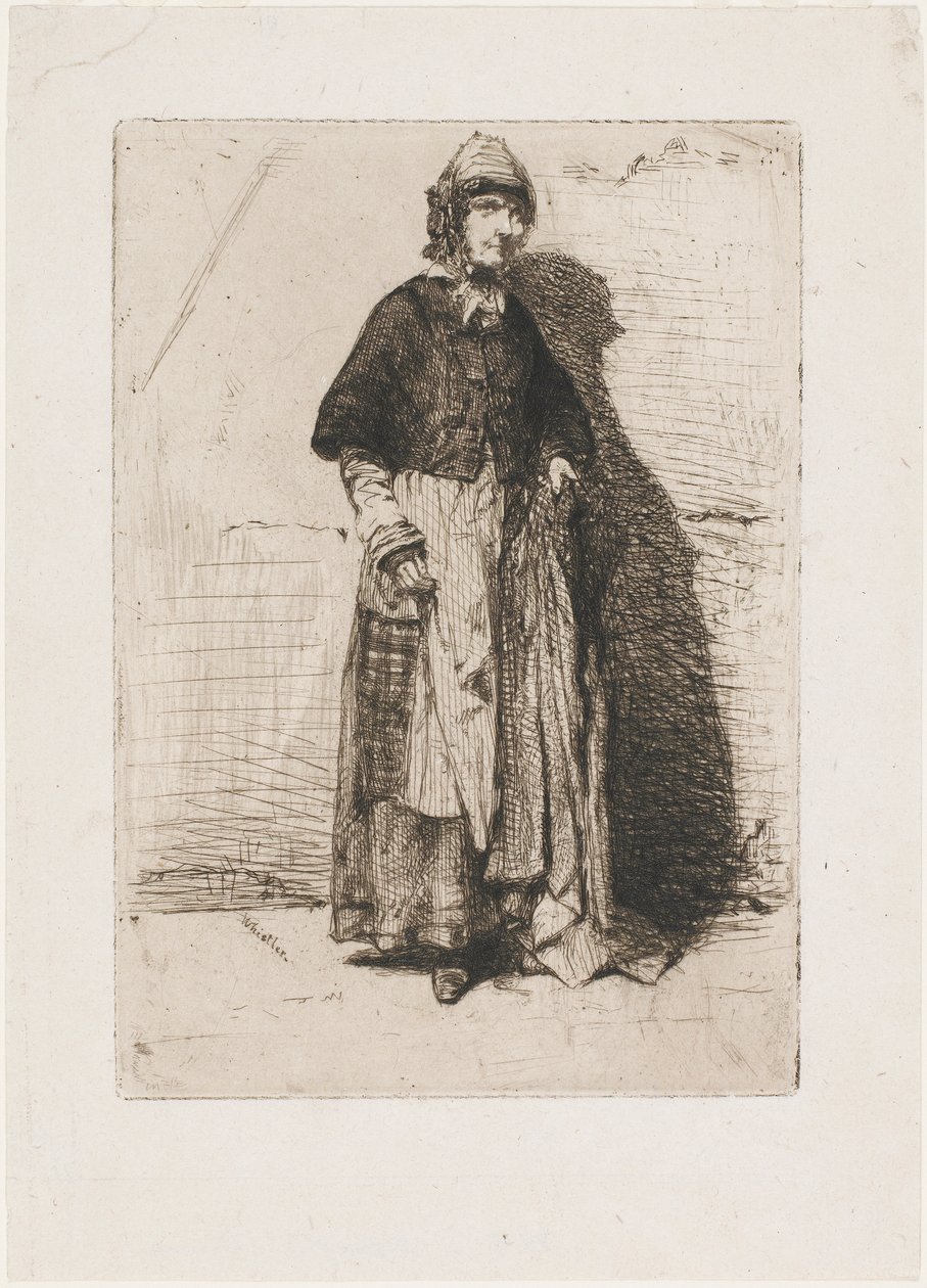 Äiti Gerard, 1858. tekijältä James Abbott McNeill Whistler